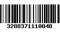 Código de Barras 3288371110048