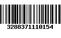 Código de Barras 3288371110154