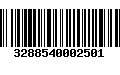 Código de Barras 3288540002501