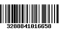 Código de Barras 3288841016658