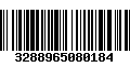 Código de Barras 3288965080184