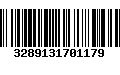 Código de Barras 3289131701179