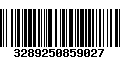 Código de Barras 3289250859027