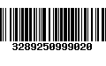 Código de Barras 3289250999020