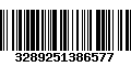 Código de Barras 3289251386577