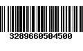 Código de Barras 3289660504500