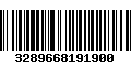 Código de Barras 3289668191900