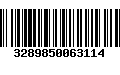 Código de Barras 3289850063114