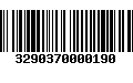 Código de Barras 3290370000190