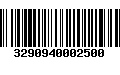 Código de Barras 3290940002500