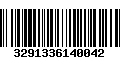 Código de Barras 3291336140042