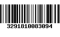 Código de Barras 3291810083094