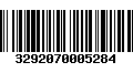 Código de Barras 3292070005284