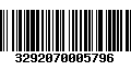 Código de Barras 3292070005796