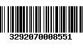 Código de Barras 3292070008551