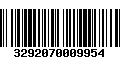 Código de Barras 3292070009954