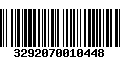 Código de Barras 3292070010448