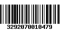 Código de Barras 3292070010479