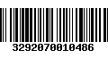 Código de Barras 3292070010486