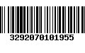 Código de Barras 3292070101955