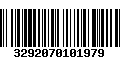 Código de Barras 3292070101979