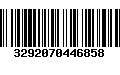 Código de Barras 3292070446858