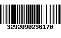 Código de Barras 3292090236170