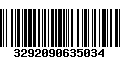 Código de Barras 3292090635034