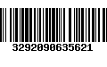 Código de Barras 3292090635621