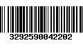 Código de Barras 3292590042202