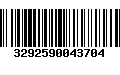 Código de Barras 3292590043704