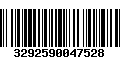 Código de Barras 3292590047528