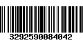 Código de Barras 3292590084042