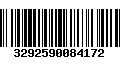 Código de Barras 3292590084172