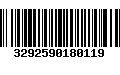 Código de Barras 3292590180119