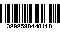 Código de Barras 3292590448110