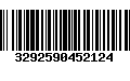 Código de Barras 3292590452124