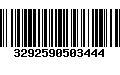 Código de Barras 3292590503444