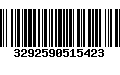 Código de Barras 3292590515423