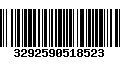 Código de Barras 3292590518523