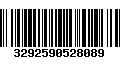 Código de Barras 3292590528089