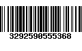 Código de Barras 3292590555368