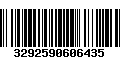 Código de Barras 3292590606435