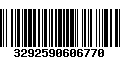 Código de Barras 3292590606770