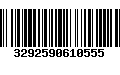 Código de Barras 3292590610555