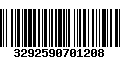 Código de Barras 3292590701208