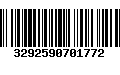 Código de Barras 3292590701772