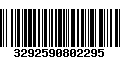 Código de Barras 3292590802295