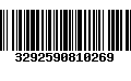 Código de Barras 3292590810269