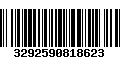 Código de Barras 3292590818623